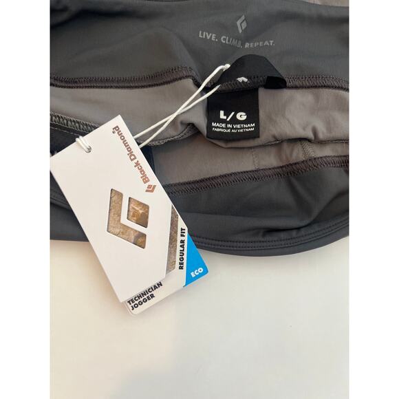 BLACK DIAMOND 
WOMEN'S TECHNICIAN
JOGGER PANTS BLACK GRAY LARGE - Picture 10 of 15